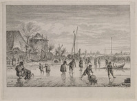 TvB G 0872
<br/>
Hollands landschap: IJspret
<br/>
<em>Fokke, Simon (1712-1784)</em>